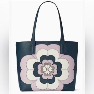 KATE SPADE Reiley Spade Flower Applique Large Tote